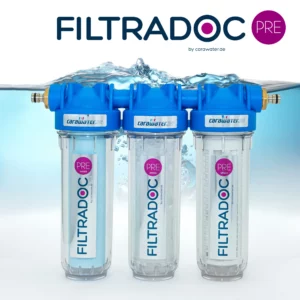 Filtradoc – Pre Speed Trio V2 – Sediment, Aktivkohle und Ultrafiltration zum Frischwasser befüllen